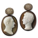 Beautifully carved antique cameos feature regularly in the brand’s collections