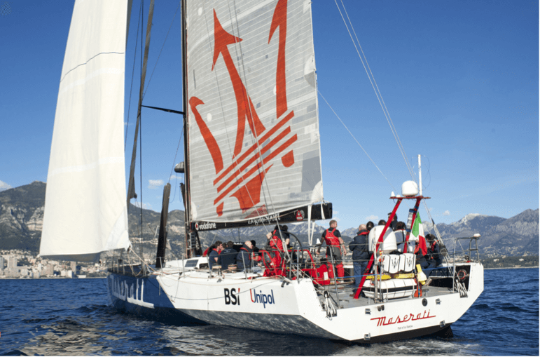 Trident power: sailing with Maserati