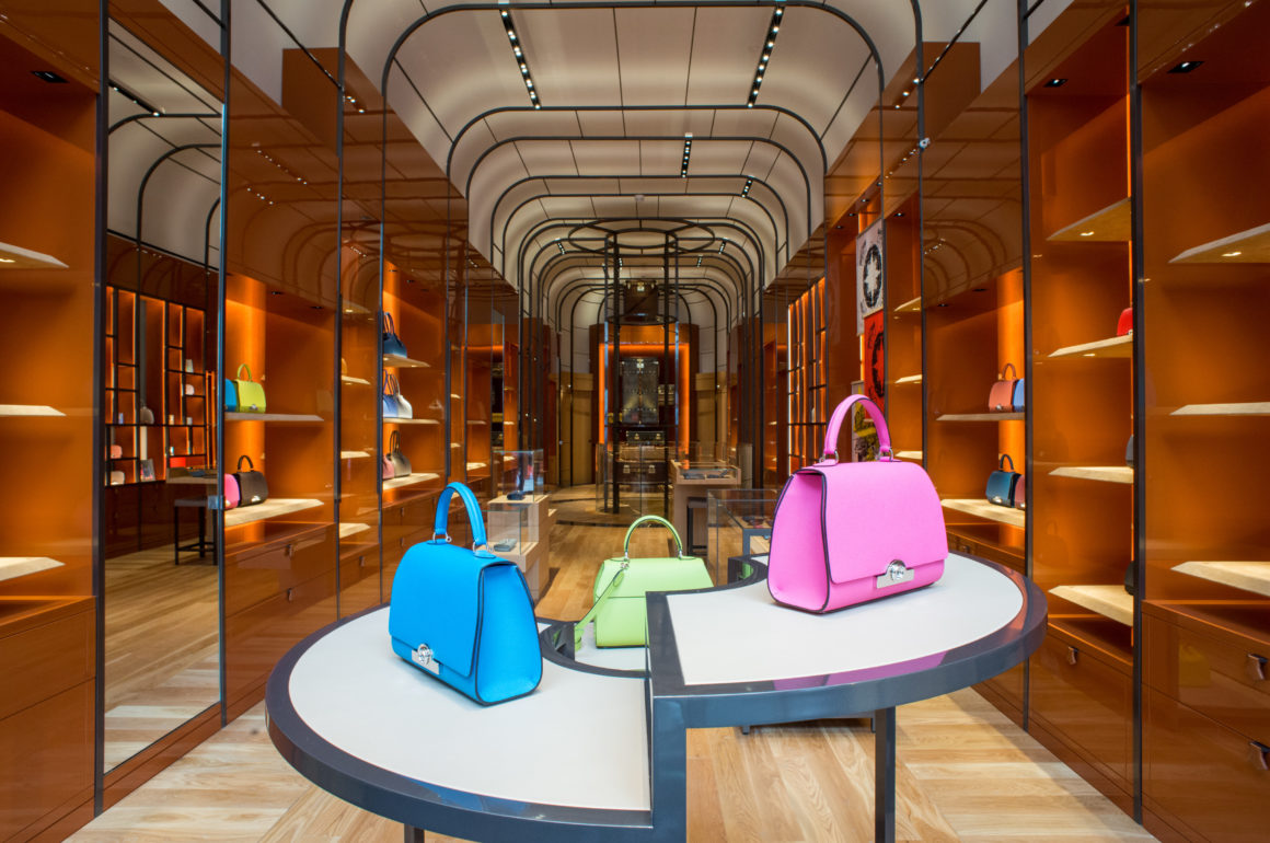 luxury hand bags Moynat boutique