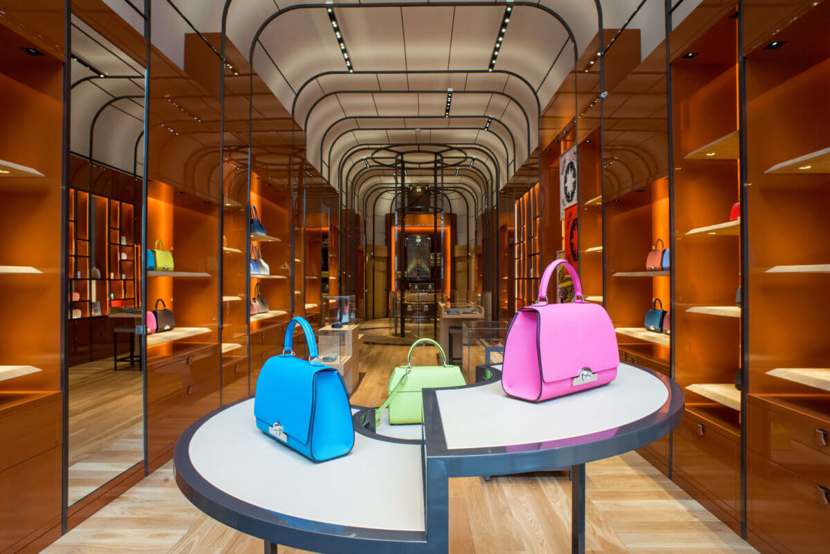 hand bags by Moynat luxury boutique