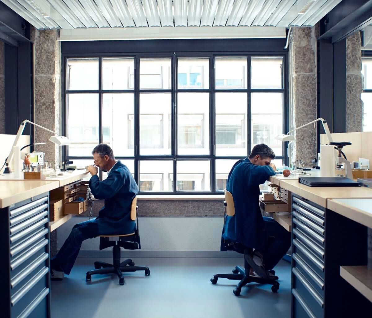 Francois Paul Journe watchmakers at work