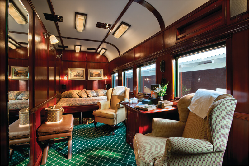 Royal suite on the rovos train