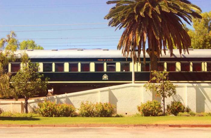 Rovos Rail in the Karoo settlement of Matjiesfontein