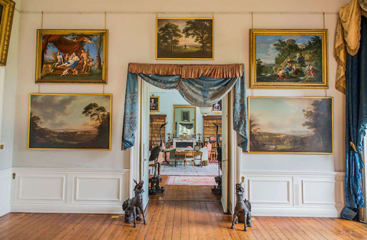 Dining with Lord Charles Bruce at Broomhall House, Scotland