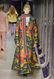Menswear Gucci Pre-fall collection 2017 on the catwalk