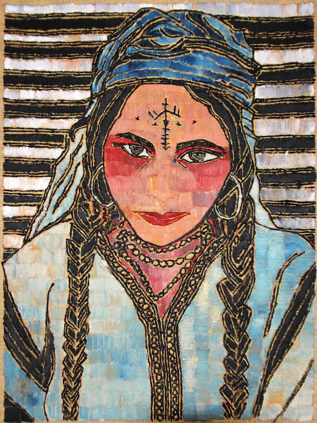 Ghizlan El Glaoui berber woman portrait