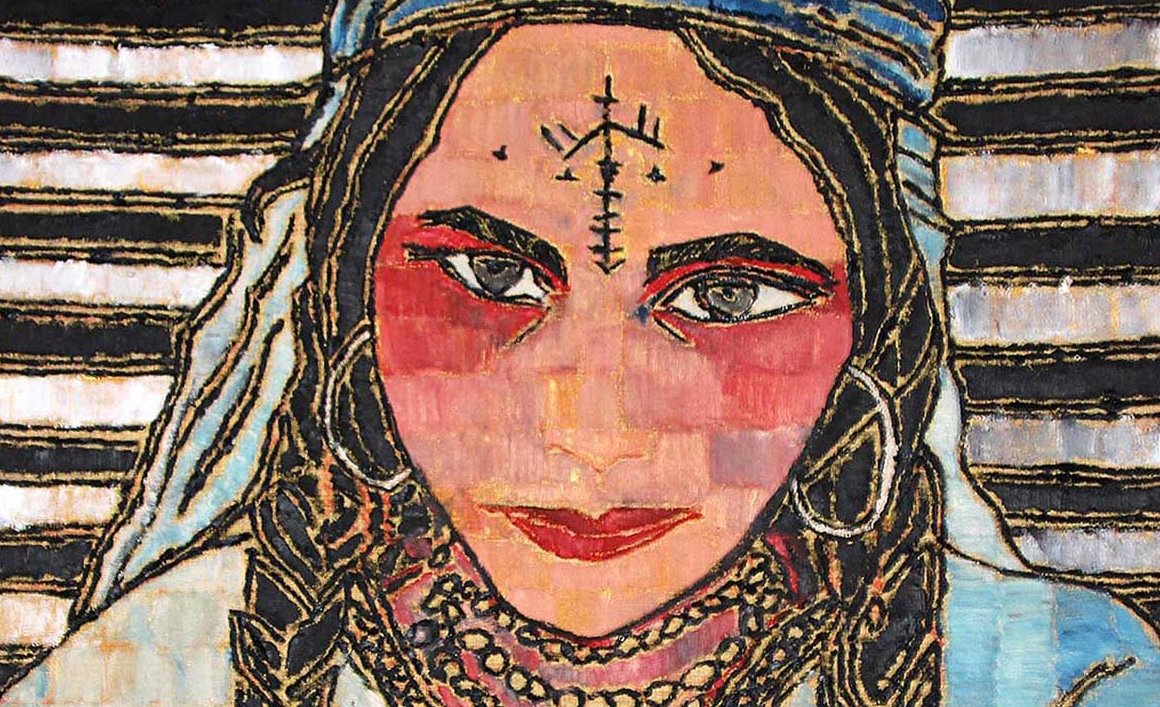 Berber woman by Moroccan artist Ghizlan El Glaoui