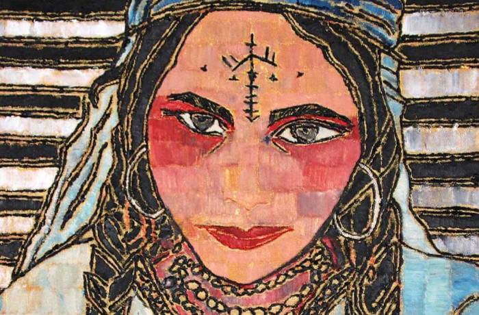 Berber woman by Moroccan artist Ghizlan El Glaoui