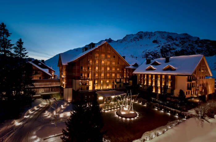 five star hotel in the Swiss alpine village of Andermatt