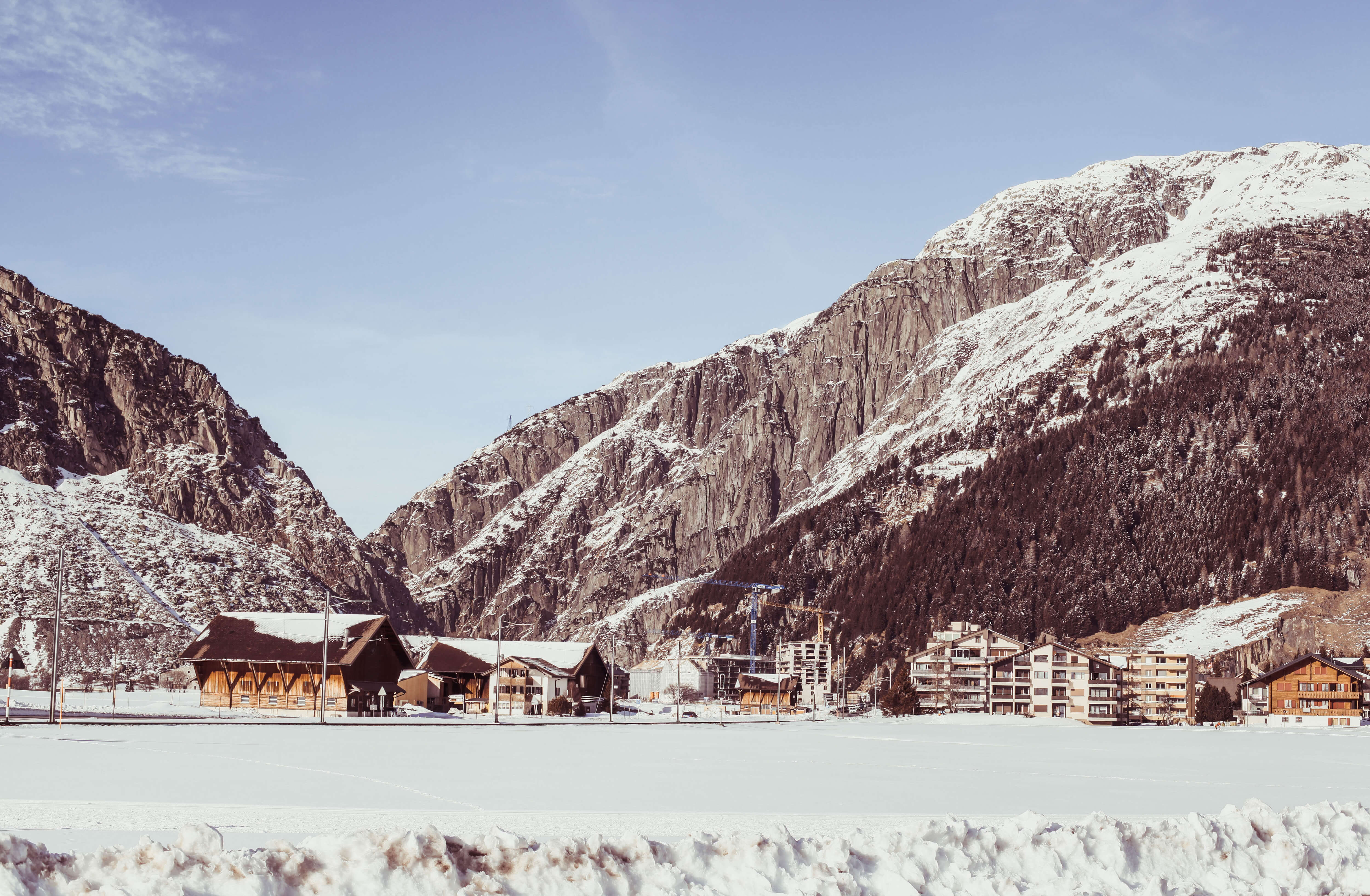 Switzerland's remote alpine village of andermatt