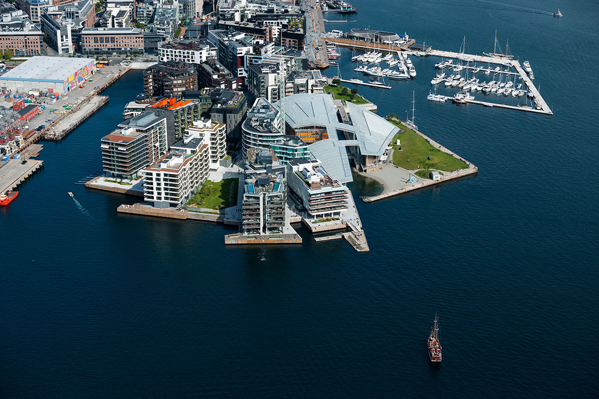 The Tjuvholmen (thieves' island) in Oslo, Norway