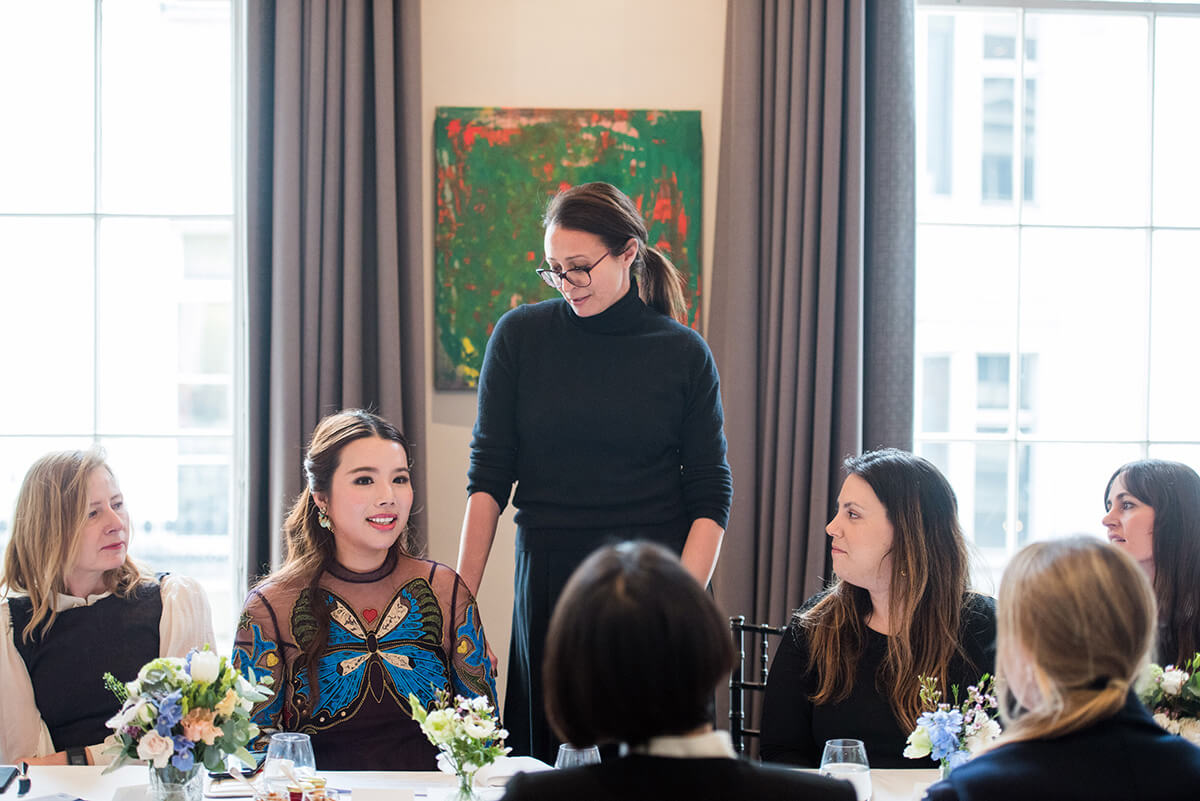 Breakfast hosted by Wendy Yu and Caroline Rush