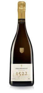 Philipponnat Cuvee 1522 2008 champagne bottle ictured on white background