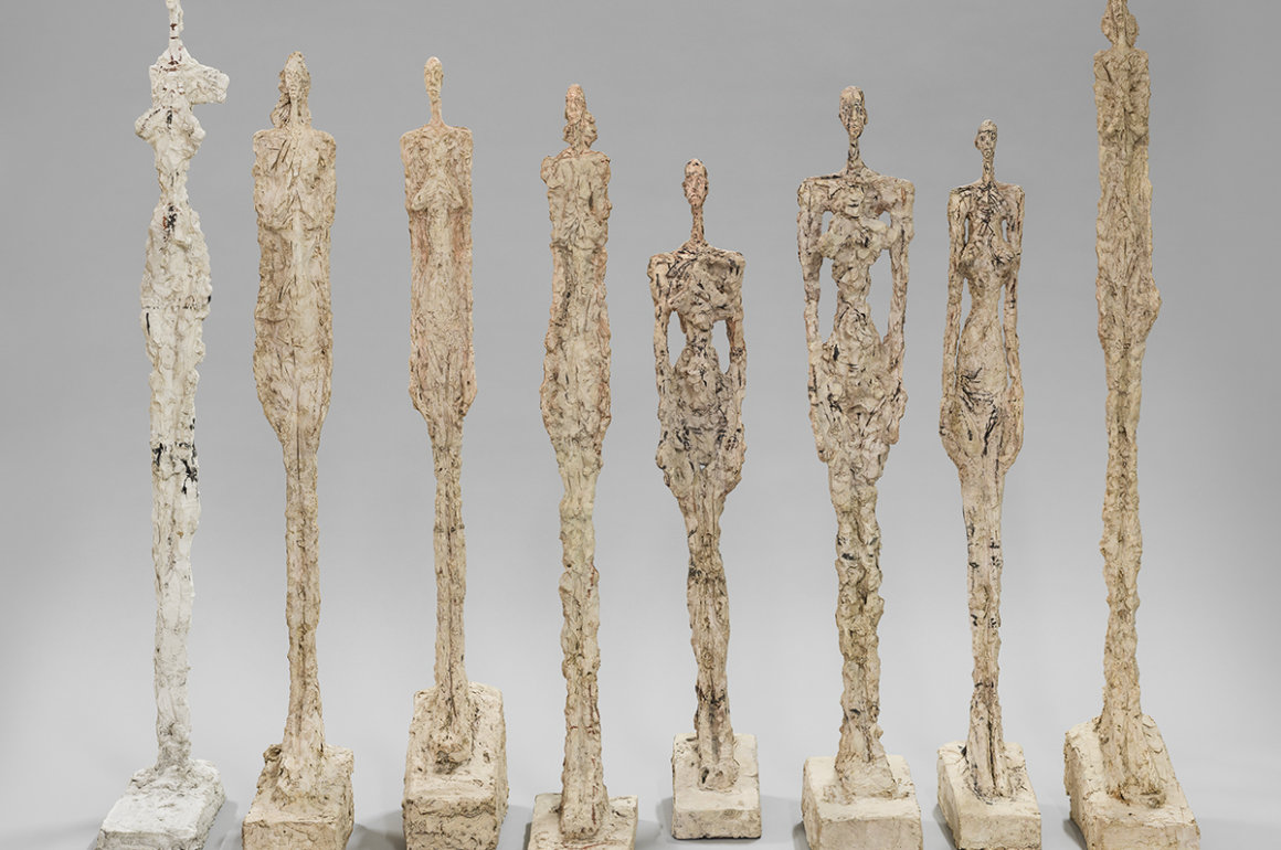 Swiss sculptor Giacometti's famous collective of female sculptures entitled Women of Venice