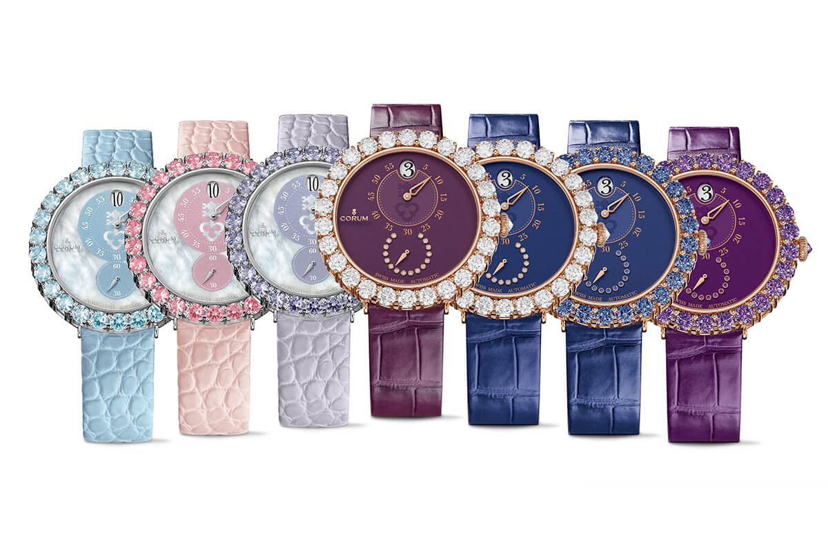 Luxury women's watch collection by Corum