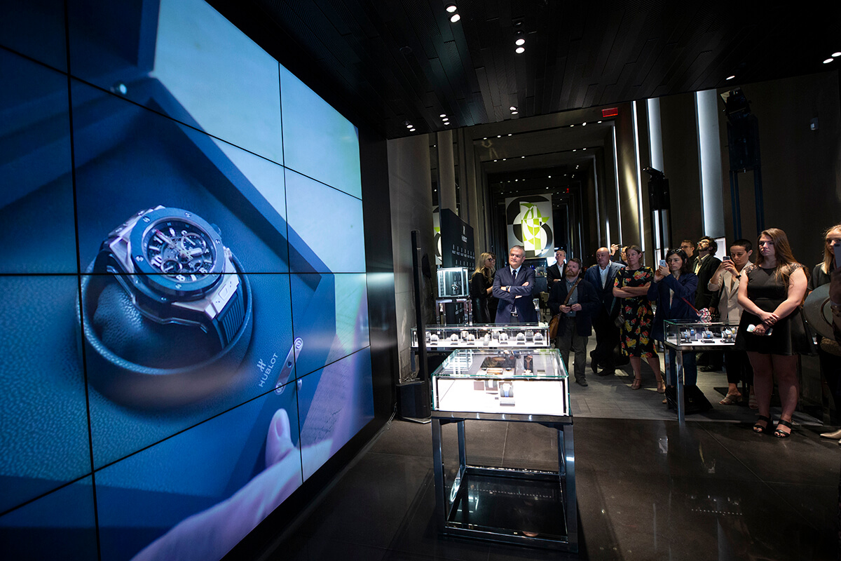 Launch of Hublot's digital boutique in New York