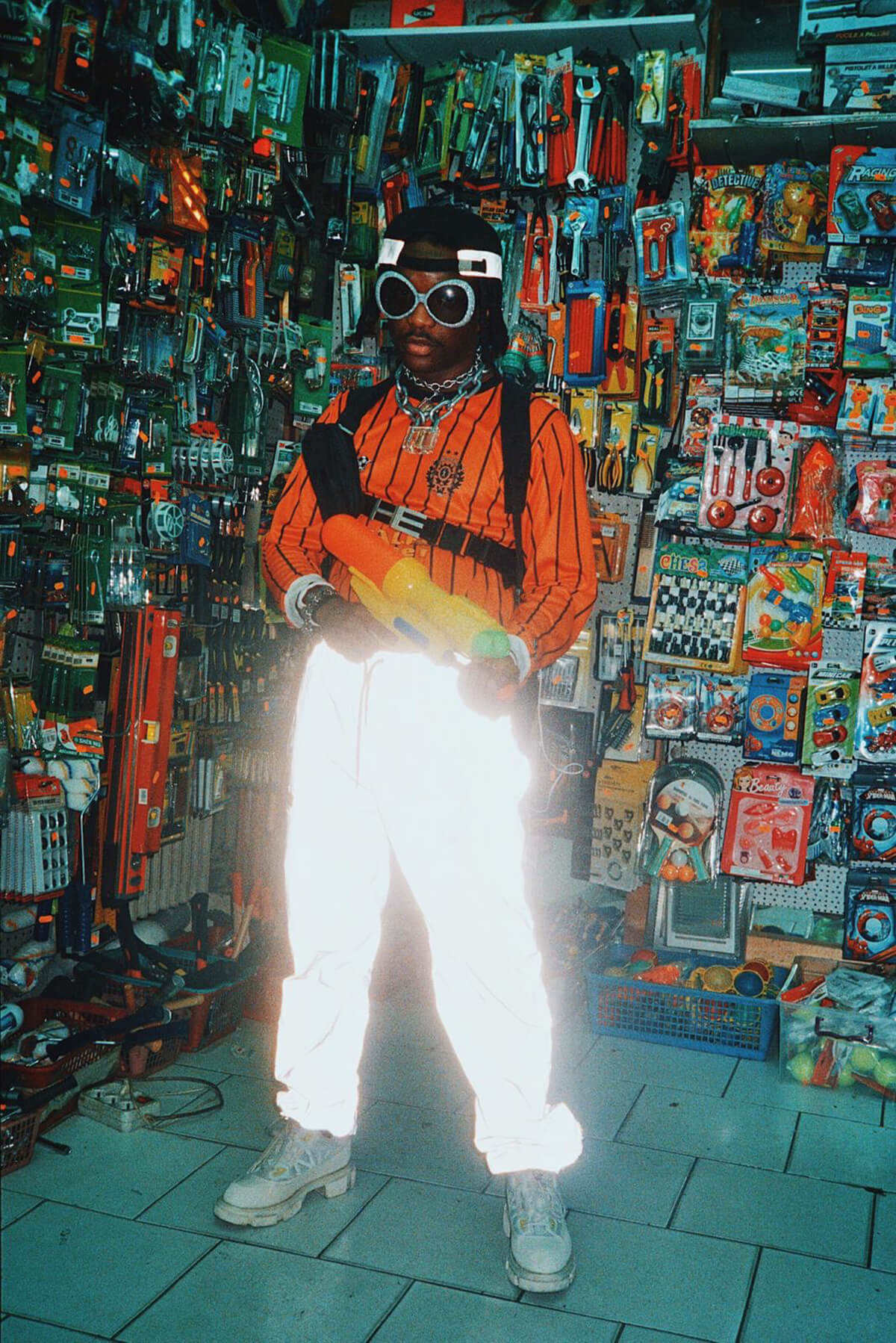Jean-Yves Diallo is a Parisian street-style star, creative director and model who runs the Instagram account @Neptunes2000