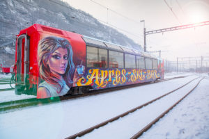 Apres ski train in Andermatt