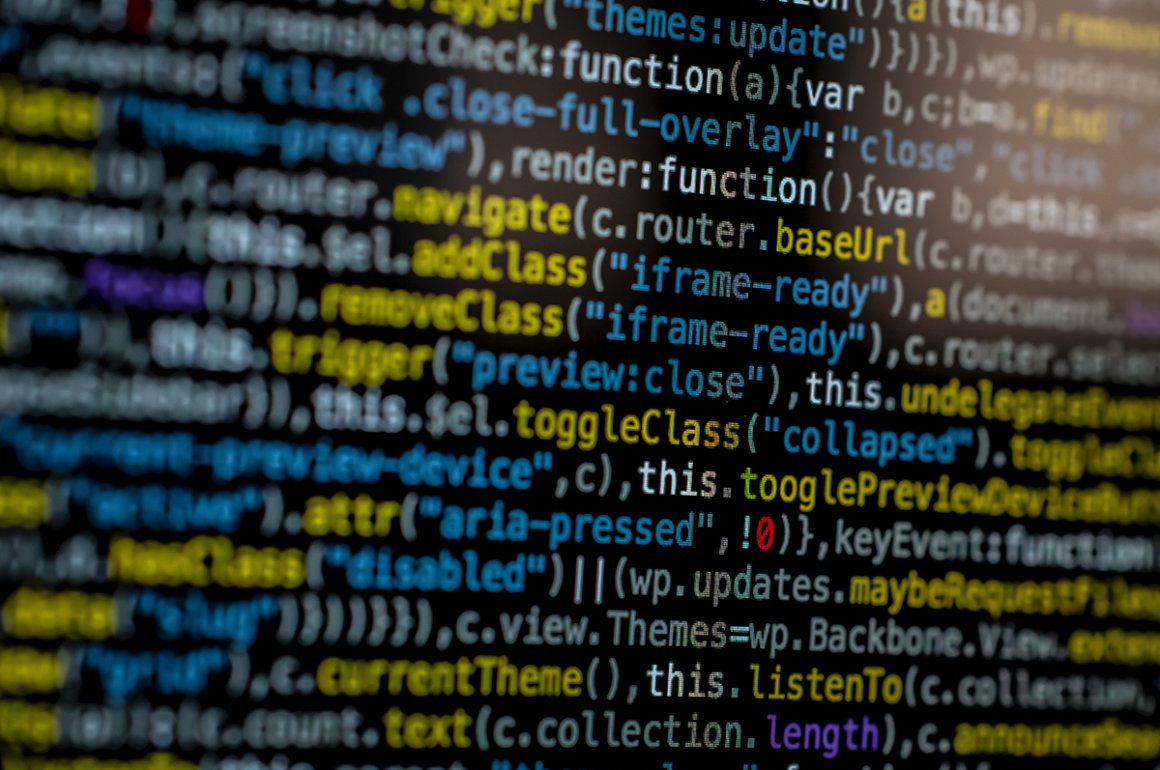 closeup photo of turned on computer monitor