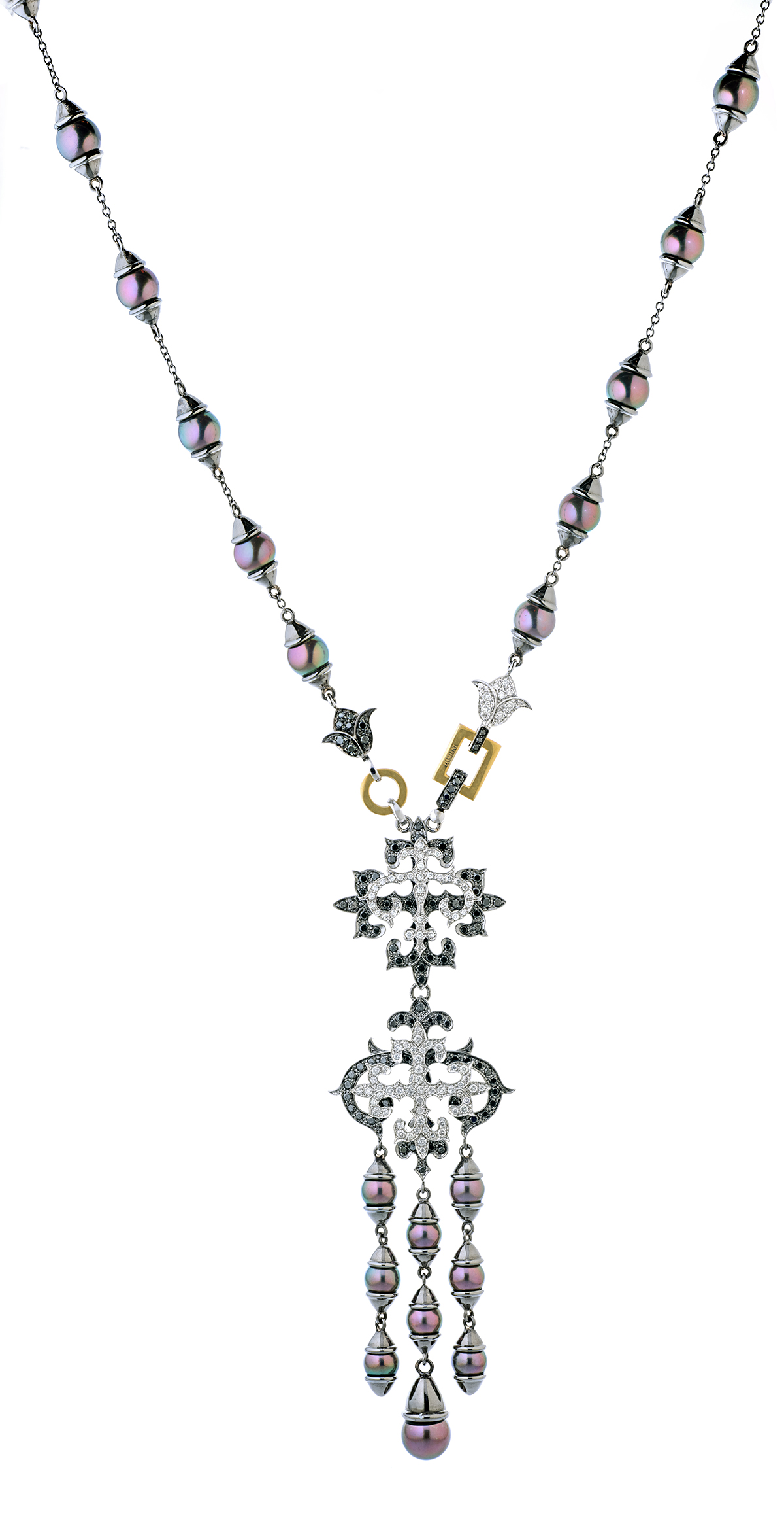 Ornate necklace by Italian brand Damiani