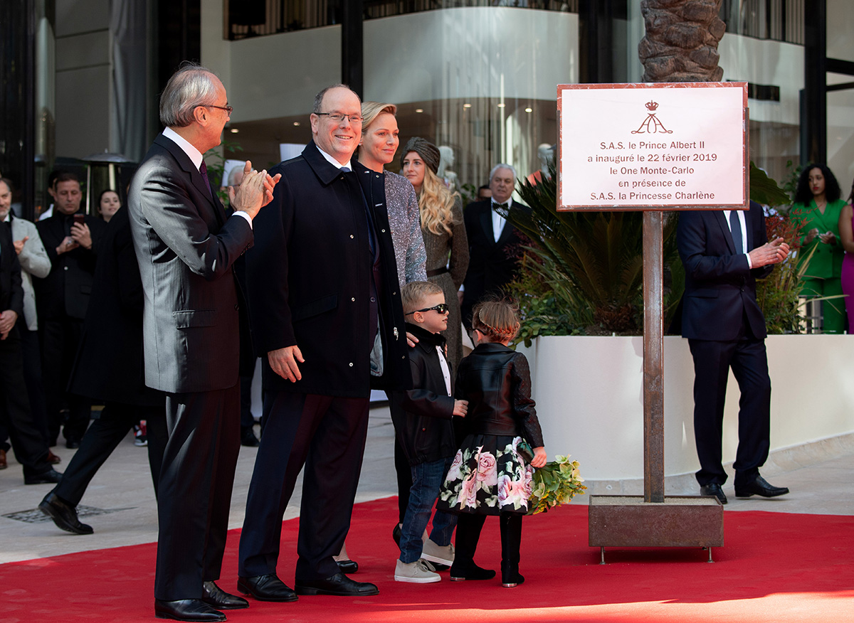 The Monaco royal family officially open the luxury development One Monte Carlo
