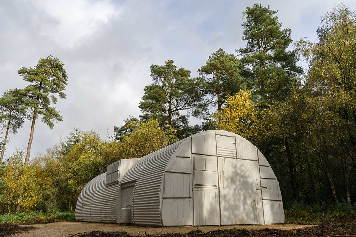 Rachel Whiteread's Nissen Hut sculpture 