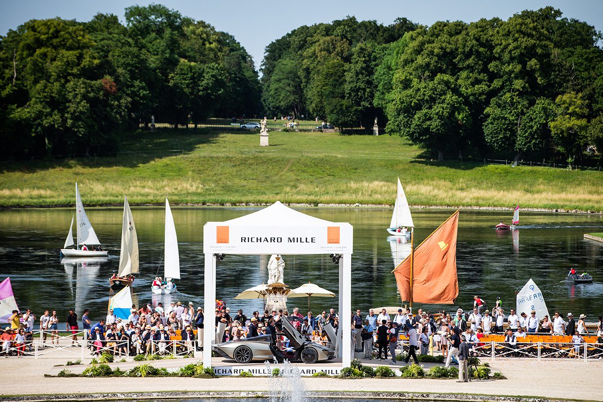 Richard Mille car show by a lake