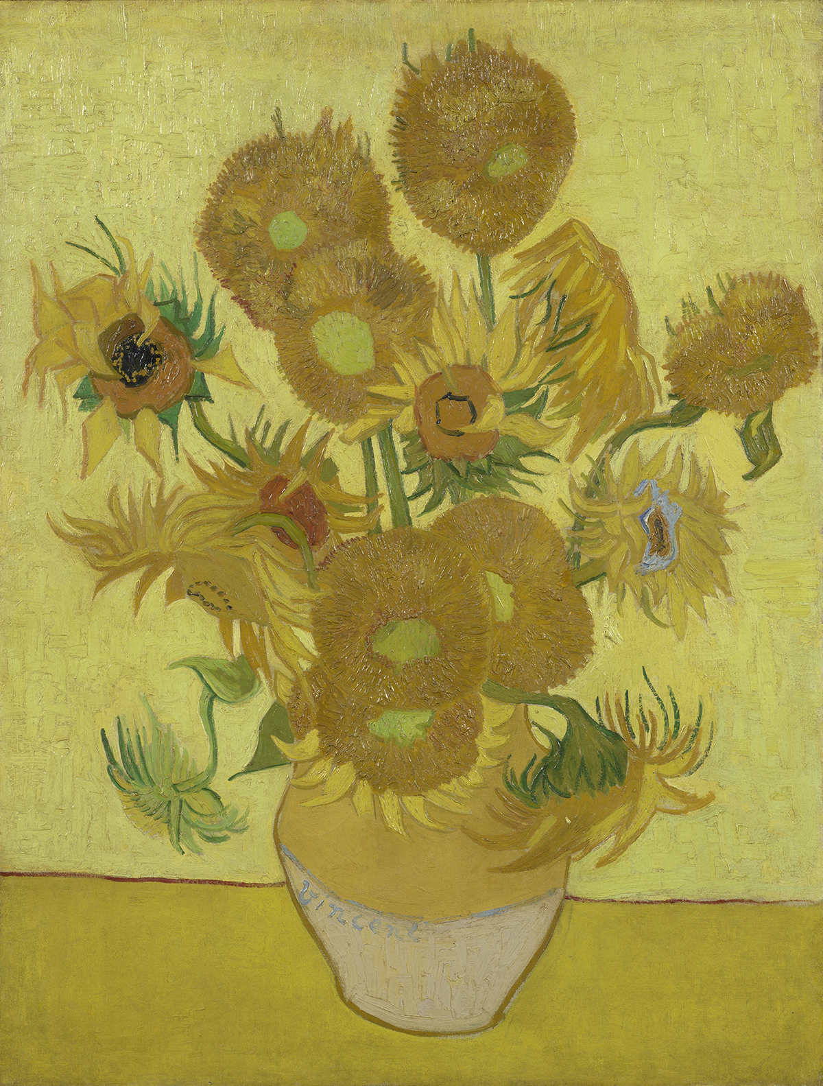 Sunflower painting by Vincent van Gogh