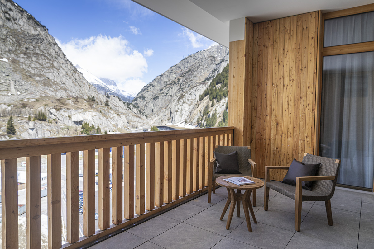 Luxury terrace of an apartment