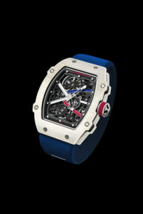 Product image of watch with blue strap