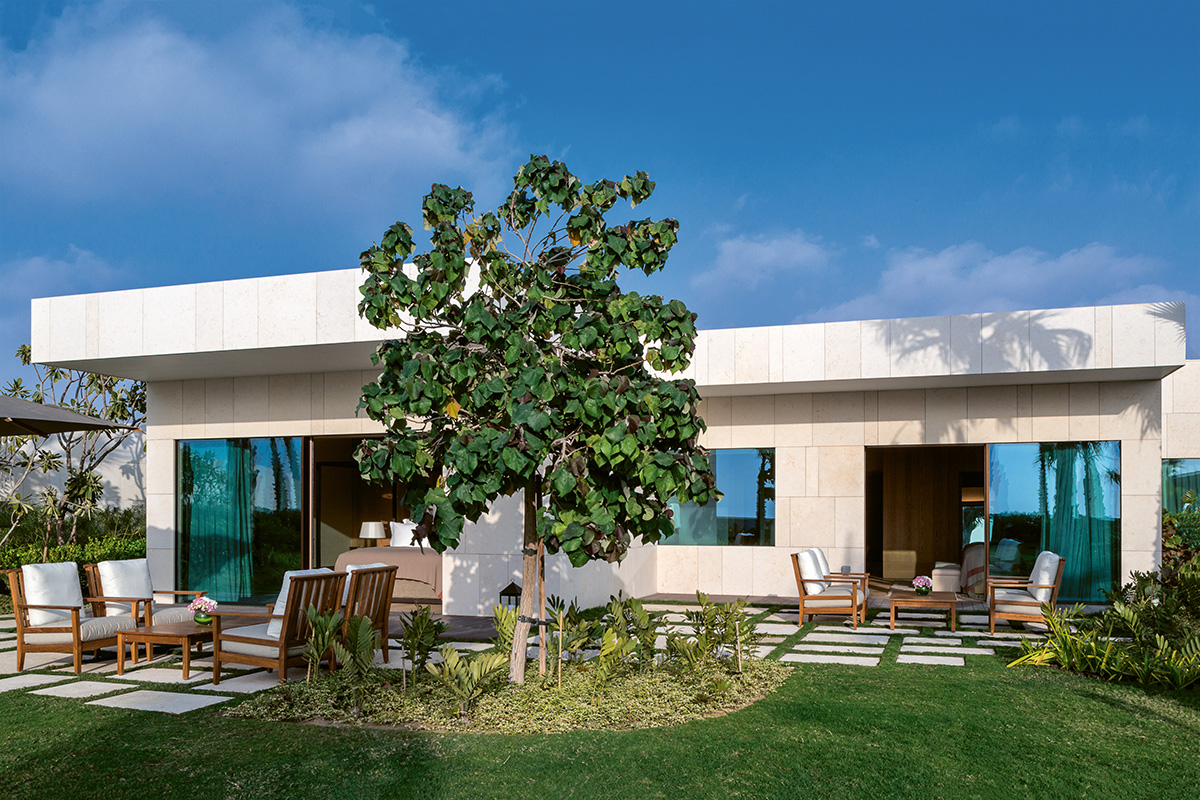 Luxury beach villa in contemporary design
