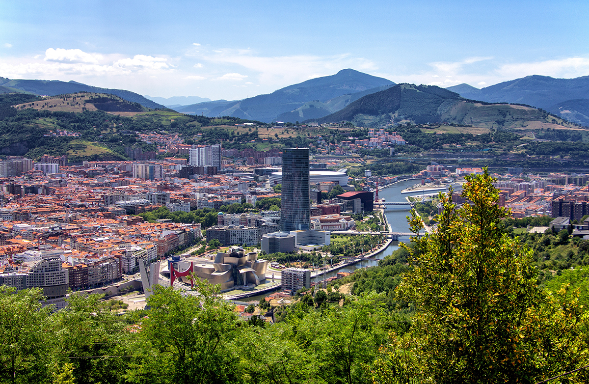 Landscape image of Bilbao city