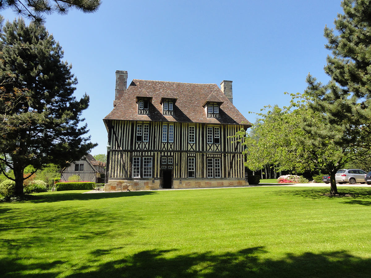 Historic manor house and lawn