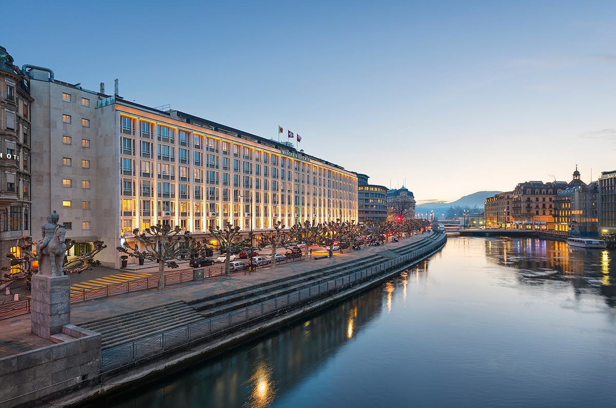 Luxury city hotel on the riverside