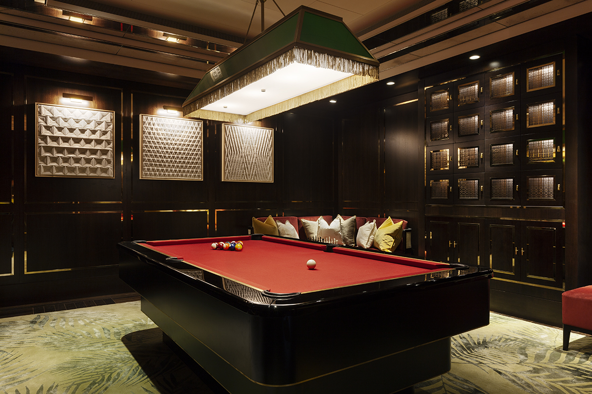 Billiard room