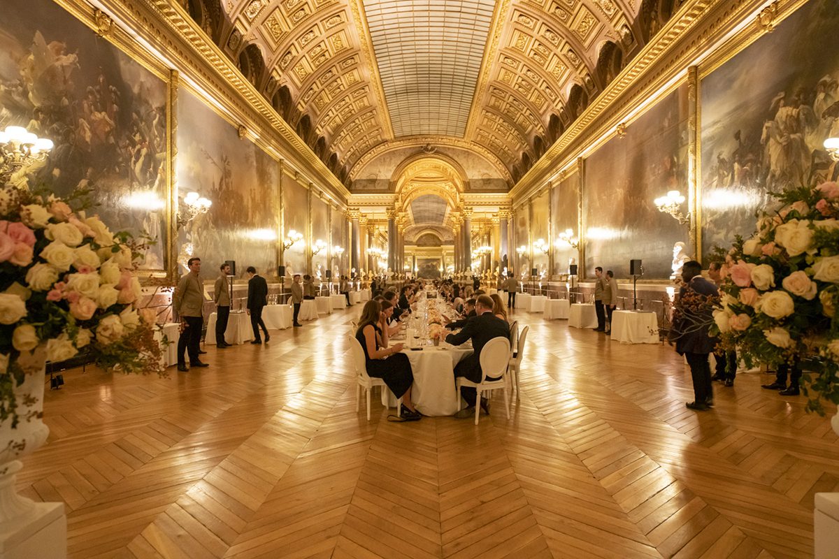 Grand dinner in palace