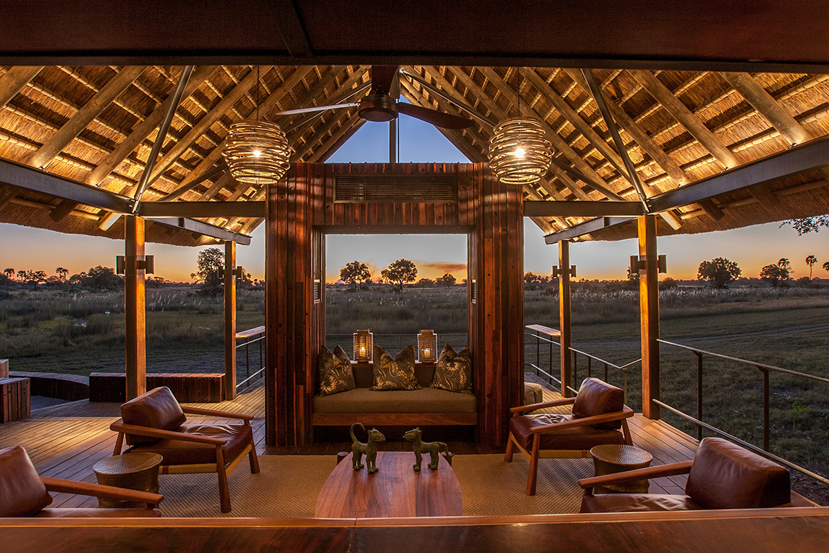 Luxurious safari lodge