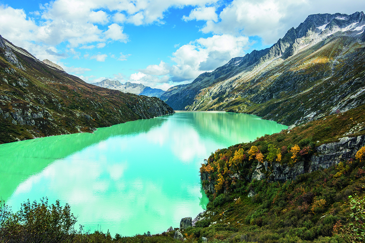 glacial alpine lake