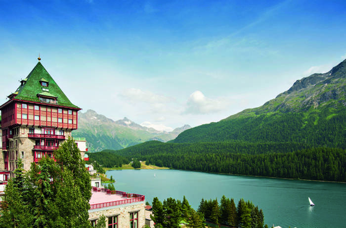 Luxury lakeside hotel
