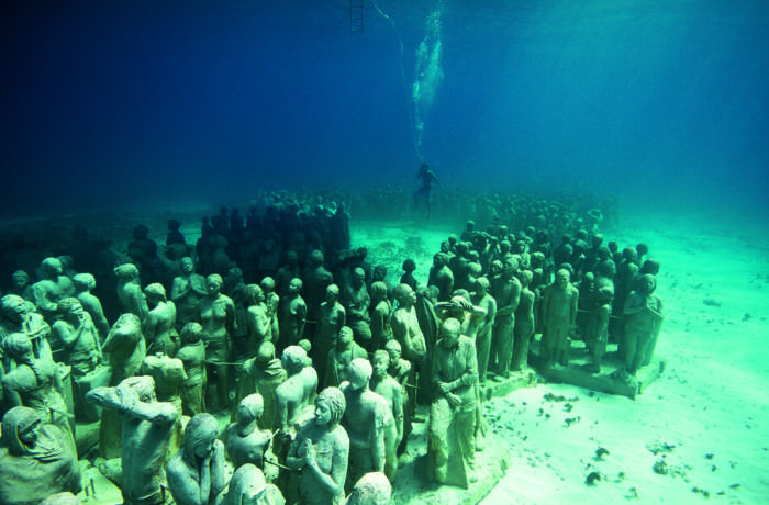 underwater sculptures