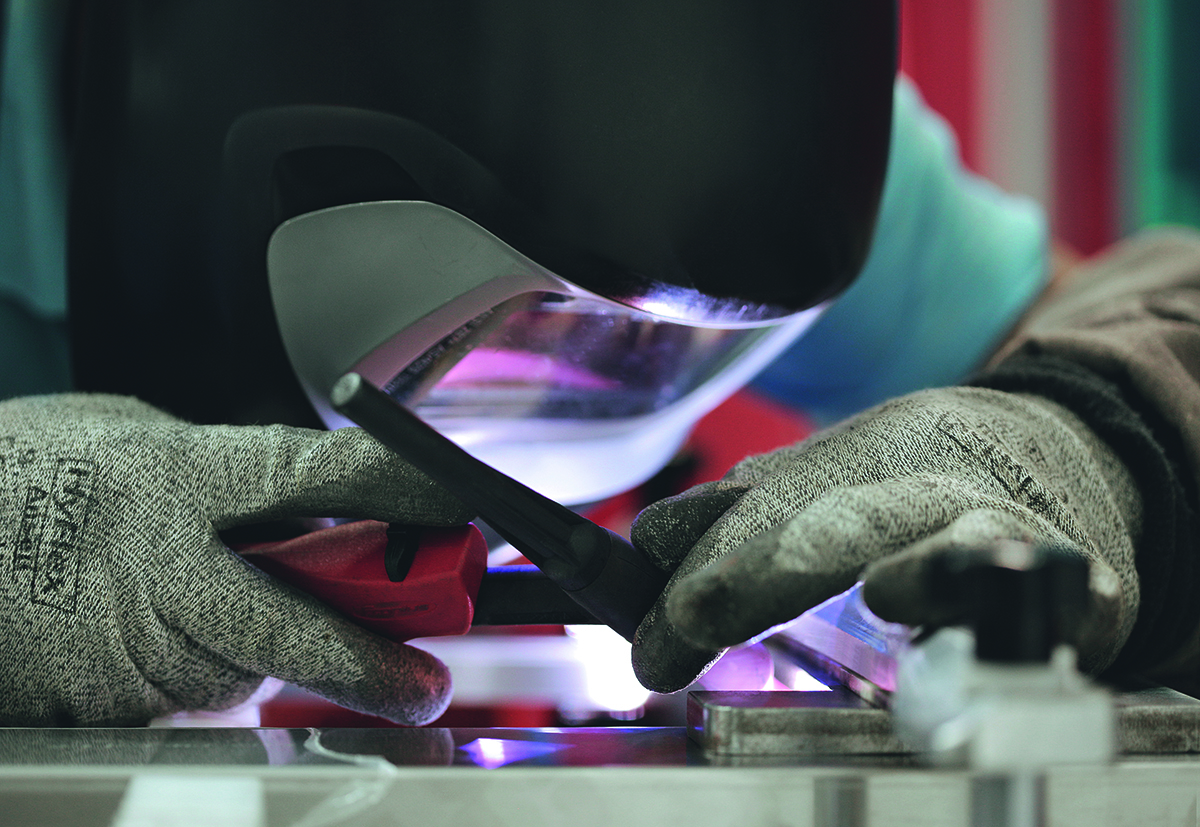 Metalwork in a factory