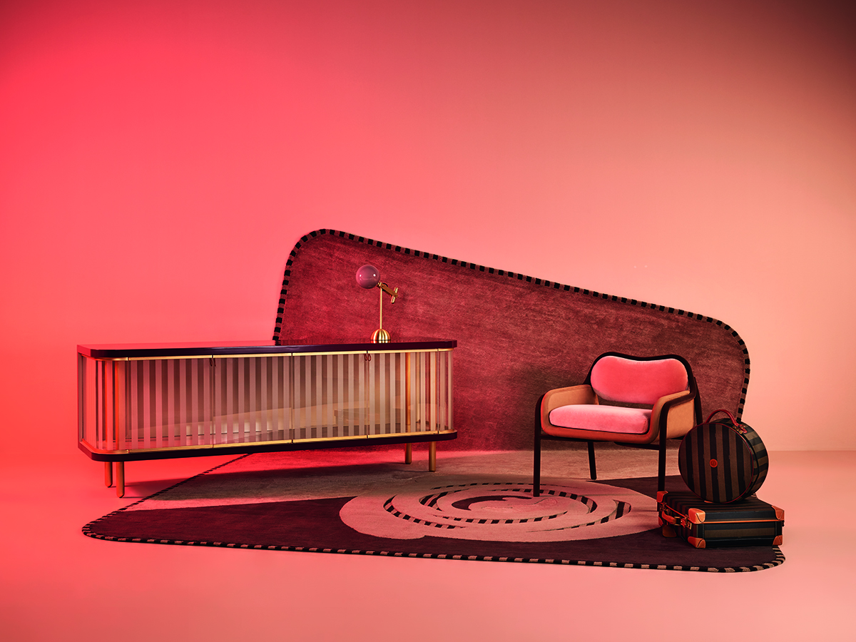 modern pink furniture