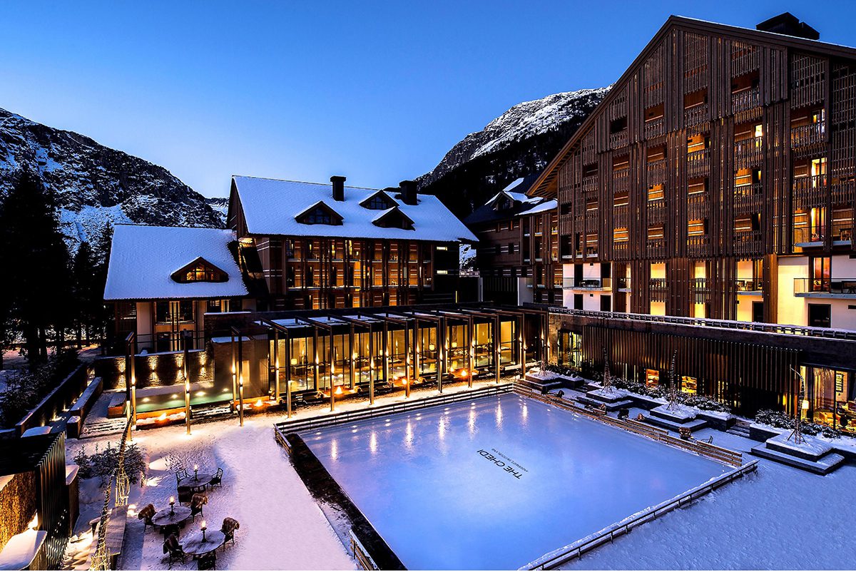 ice rink hotel