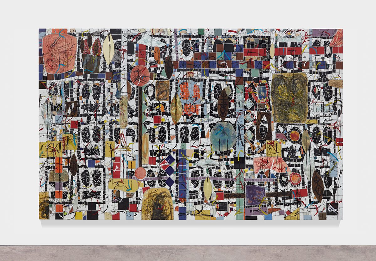 ceramic collage artwork