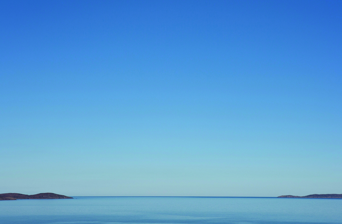 blue sky and ocean