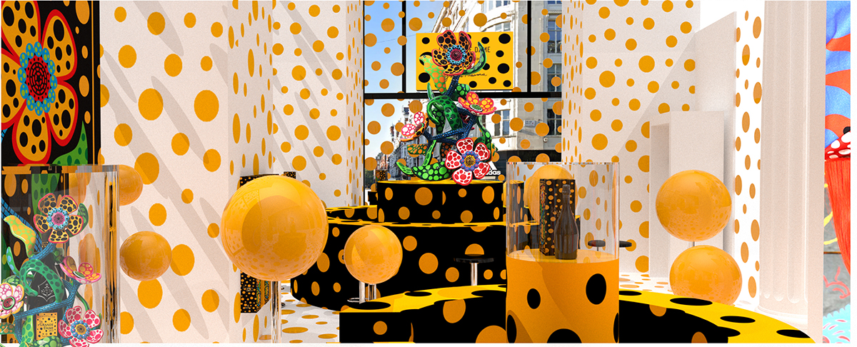 polka dot interiors