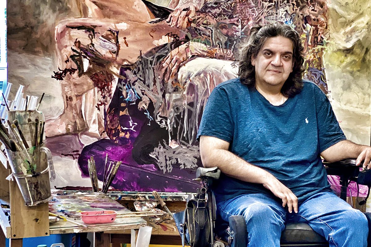 Visual artist Afshin Naghouni: ‘I’m sick and tired of self-obsessed art’
