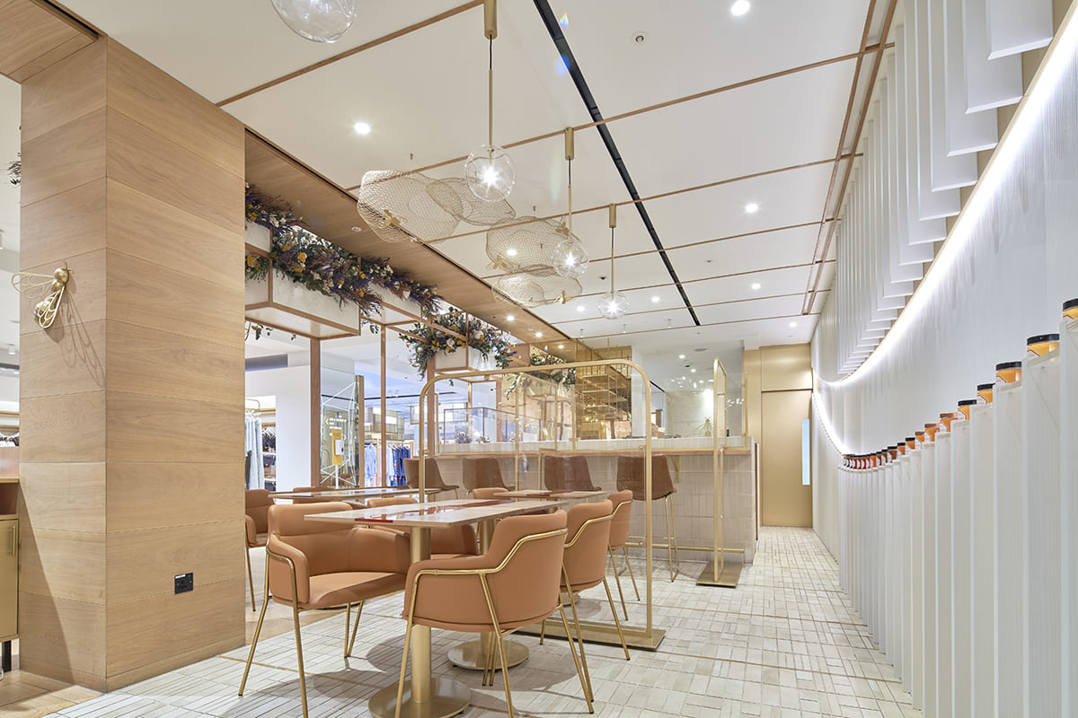 A new honey-based concept restaurant opens in Selfridges