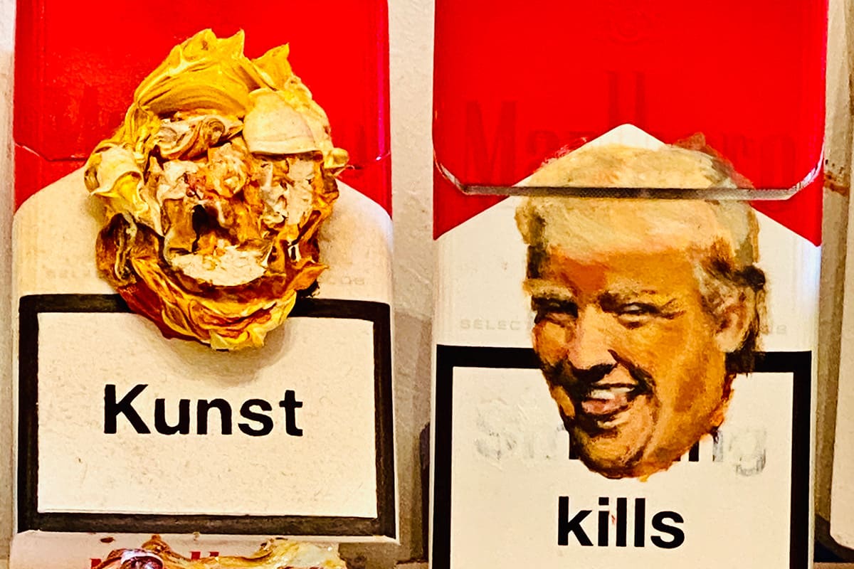 British artist Antony Micallef on his hybrid method of painting