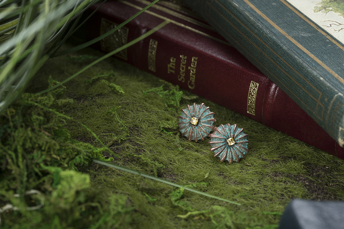 rustic looking earrings